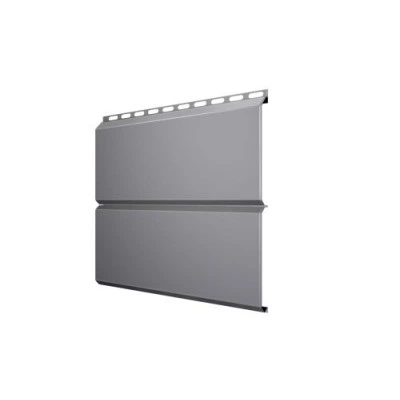 Сайдинг Grand Line ЭкоБрус 0,345 0,45 Drap с пленкой RAL 7004 сигнальный серый — 252061