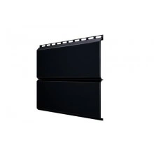 Сайдинг Grand Line ЭкоБрус 0,345 0,5 PurPro Matt 275 RAL 9005 черный