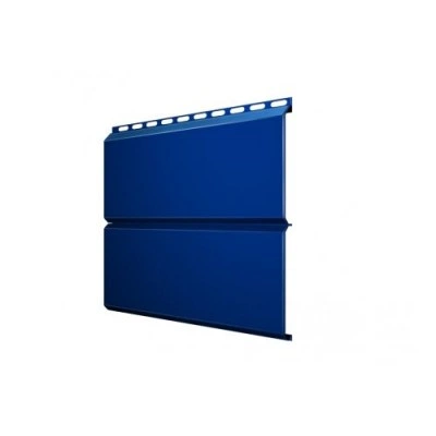 Сайдинг Grand Line ЭкоБрус 0,345 0,5 Satin с пленкой RAL 5005 сигнальный синий — 78939