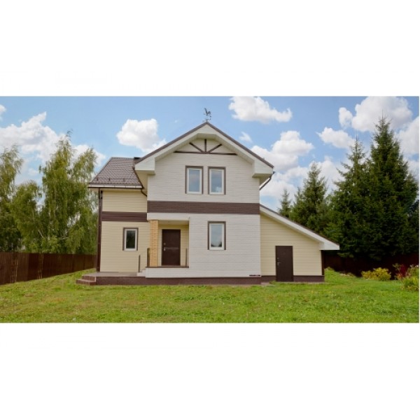 ГРАНД ЛАЙН ЭкоБрус 0,345 0,5 Satin с пленкой RAL 1015 светлая слоновая кость 94645