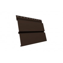 ГРАНД ЛАЙН Квадро брус 3D 0,5 Satin Matt TX с пленкой RAL 8017 шоколад 555426