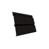 ГРАНД ЛАЙН Квадро Брус 3D 0,5 Satin Matt TX с пленкой RAL 9005 черный 555428