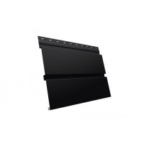 ГРАНД ЛАЙН Квадро Брус 0,5 PurLite Matt с пленкой RAL 9005 черный 412785