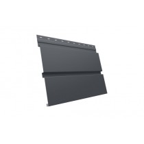 ГРАНД ЛАЙН Квадро Брус 0,5 Satin с пленкой RAL 7024 мокрый асфальт 418380