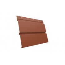 ГРАНД ЛАЙН Квадро Брус 0,5 Satin с пленкой RAL 8004 терракота 448092