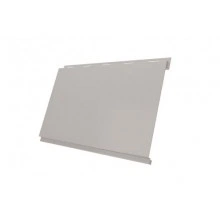 Сайдинг Grand Line Вертикаль 0,2 classic 0,5 GreenCoat Pural BT, matt с пленкой RR 21 светло-серый (RAL 7040 серое окно)
