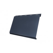 ГРАНД ЛАЙН Вертикаль 0,2 classic 0,5 GreenCoat Pural BT, matt с пленкой RR 23 темно-серый (RAL 7024 мокрый асфальт) 264987