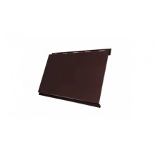 Сайдинг Grand Line Вертикаль 0,2 classic 0,5 Satin RAL 8017 шоколад
