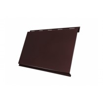 ГРАНД ЛАЙН Вертикаль 0,2 classic 0,45 PE с пленкой RAL 8017 шоколад 64530