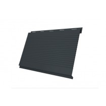 ГРАНД ЛАЙН Вертикаль 0,2 gofr 0,5 Satin с пленкой RAL 7016 антрацитово-серый 418261