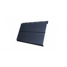 Сайдинг Grand Line Вертикаль 0,2 line 0,5 Satin Matt RAL 7024 мокрый асфальт