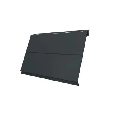 Сайдинг металлический Вертикаль лайн Grand Line 0,45 Drap с пленкой RAL 7016 антрацитово-серый — 432562 Сайдинг металлический Вертикаль лайн Grand Line 0,45 Drap с пленкой RAL 7016 антрацитово-серый — 432562