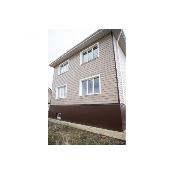 ГРАНД ЛАЙН Вертикаль 0,2 line 0,5 Satin с пленкой RAL 8017 шоколад 84520 ГРАНД ЛАЙН Вертикаль 0,2 line 0,5 Satin с пленкой RAL 8017 шоколад 84520