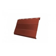 Сайдинг Grand Line Вертикаль 0,2 prof 0,5 Satin Matt RAL 8004 терракота