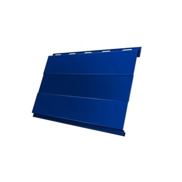 ГРАНД ЛАЙН Вертикаль 0,2 prof 0,5 Satin с пленкой RAL 5005 сигнальный синий 97498