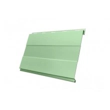 Сайдинг Grand Line Вертикаль 0,2 prof 0,45 PE с пленкой RAL 6019 бело-зеленый