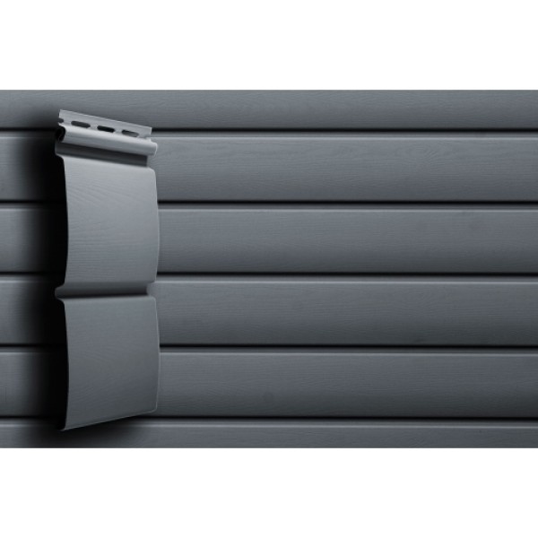 ГРАНД ЛАЙН Сайдинг Блок-хаус Acryl графит (3,0м) 357013