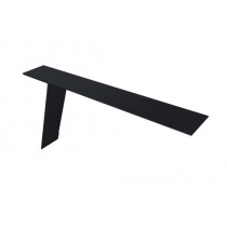 ГРАНД ЛАЙН Планка карнизная фальц 130х80 0,5 PurLite Matt RAL 7024 мокрый асфальт (2м) 498811