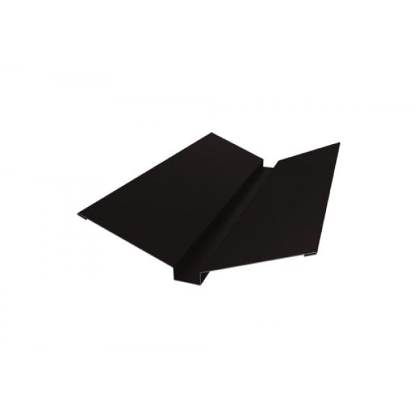 ГРАНД ЛАЙН Планка ендовы верхней 115х30х115 0,5 Velur RAL 9005 черный (2м) 548555 ГРАНД ЛАЙН Планка ендовы верхней 115х30х115 0,5 Velur RAL 9005 черный (2м) 548555