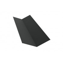ГРАНД ЛАЙН Планка ендовы верхней 145х145 0,45 PE с пленкой RAL 7016 антрацитово-серый (2м) 574376