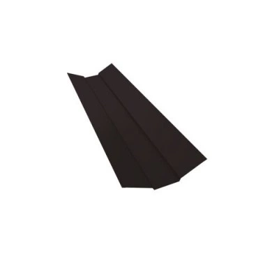 Планка ендовы Grand Line верхней 95х80х95 0,45 Drap ST RAL 9005 черный (2,5м) — 533147 Планка ендовы Grand Line верхней 95х80х95 0,45 Drap ST RAL 9005 черный (2,5м) — 533147