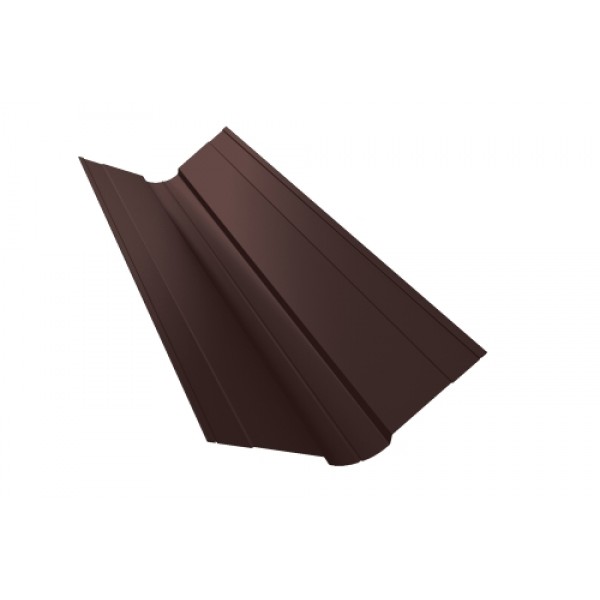 ГРАНД ЛАЙН Планка ендовы верхней фигурной 100x100 0,5 GreenCoat Pural BT RR 887 шоколадно-коричневый (RAL 8017 шоколад) (3м) 472702 ГРАНД ЛАЙН Планка ендовы верхней фигурной 100x100 0,5 GreenCoat Pural BT RR 887 шоколадно-коричневый (RAL 8017 шоколад) (3м) 472702