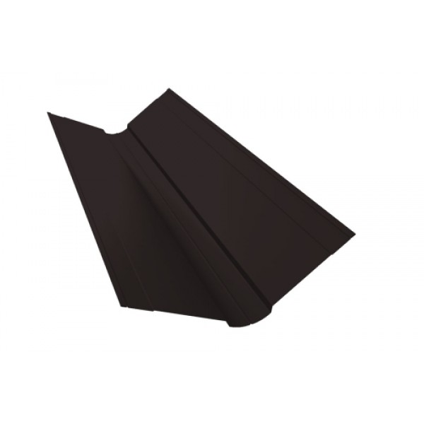 ГРАНД ЛАЙН Планка ендовы верхней фигурной 150x150 0,5 PurPro с пленкой RAL 9005 черный (3м) 558574 ГРАНД ЛАЙН Планка ендовы верхней фигурной 150x150 0,5 PurPro с пленкой RAL 9005 черный (3м) 558574