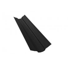 Планка ендовы Grand Line верхней фигурной 70х70 0,45 Drap RAL 9005 черный (2м)