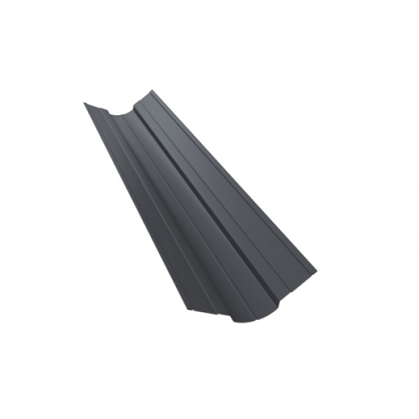 ГРАНД ЛАЙН Планка ендовы верхней фигурной 70x70 0,5 GreenCoat Pural BT RR 23 темно-серый (RAL 7024 мокрый асфальт) (2м) 473279 ГРАНД ЛАЙН Планка ендовы верхней фигурной 70x70 0,5 GreenCoat Pural BT RR 23 темно-серый (RAL 7024 мокрый асфальт) (2м) 473279