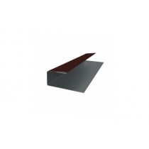 ГРАНД ЛАЙН J-Профиль 12мм 0,5 GreenCoat Pural BT, matt RR 32 темно-коричневый (RAL 8019 серо-коричневый) (2,5м) 530537