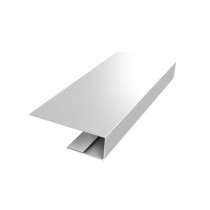 ГРАНД ЛАЙН J-Профиль 12мм 0,4 PE с пленкой RAL 9003 сигнальный белый (3м) 530419