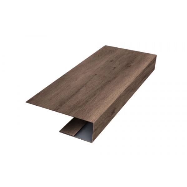 ГРАНД ЛАЙН J-Профиль 18мм 0,45 Print Premium Almond Wood Fresh (2м)_old 520751