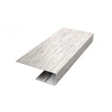 J-Профиль Grand Line 18мм 0,45 Print Elite Snow Wood TwinColor (3м)_old