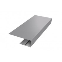 ГРАНД ЛАЙН J-Профиль 18мм 0,5 GreenCoat Pural BT, matt RR 21 светло-серый (RAL 7040 серое окно) (2,5м) 469884