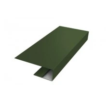 J-Профиль Grand Line 18мм 0,5 GreenCoat Pural BT, matt RR 11 темно-зеленый (RAL 6020 хромовая зелень) (2м)