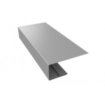 ГРАНД ЛАЙН J-Профиль 18мм 0,45 Drap с пленкой RAL 9003 сигнальный белый (3м) 469966