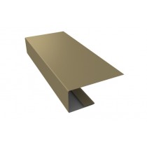 ГРАНД ЛАЙН J-Профиль 18мм 0,4 PE с пленкой RAL 1014 слоновая кость (2м) 470001