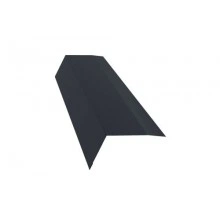 Планка Grand Line карнизная 100х65 0,45 Drap TX RAL 7024 мокрый асфальт (2,5м)