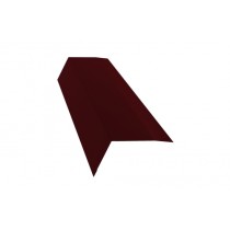 ГРАНД ЛАЙН Планка карнизная 100х65 0,45 Drap RAL 3005 красное вино (2м) 464527