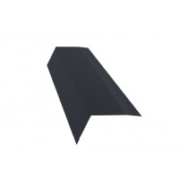 ГРАНД ЛАЙН Планка карнизная 100х65 0,5 PurLite Matt RAL 7024 мокрый асфальт (3м) 464616