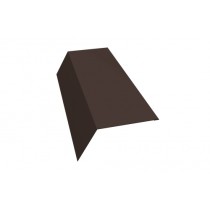 ГРАНД ЛАЙН Планка карнизная 120х80 0,5 Satin Matt RR 32 темно-коричневый (3м) 534511