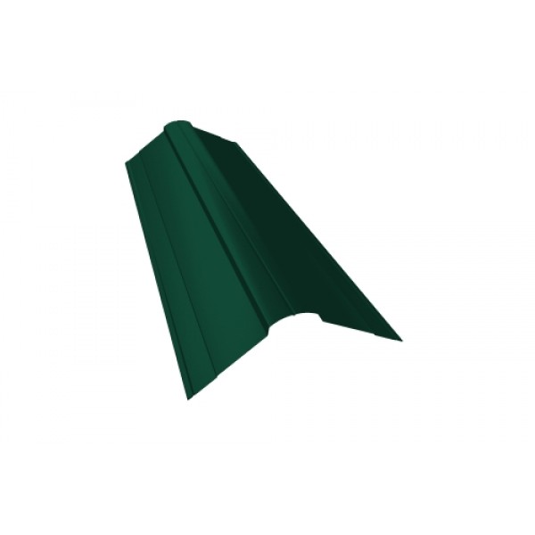 ГРАНД ЛАЙН Планка конька фигурного 100x100 0,45 Drap RAL 6005 зеленый мох (2,5м) 471084 ГРАНД ЛАЙН Планка конька фигурного 100x100 0,45 Drap RAL 6005 зеленый мох (2,5м) 471084