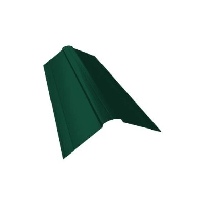 Планка конька Grand Line фигурного 150х150 0,45 Drap RAL 6005 зеленый мох (3м) — 471448