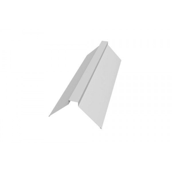 ГРАНД ЛАЙН Планка конька плоского 150х40х150 0,4 PE с пленкой RAL 9003 сигнальный белый (2м) 487677 ГРАНД ЛАЙН Планка конька плоского 150х40х150 0,4 PE с пленкой RAL 9003 сигнальный белый (2м) 487677