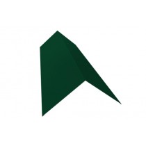 ГРАНД ЛАЙН Планка конька плоского 190х190 0,5 PurLite Matt RAL 6005 зеленый мох (3м) 470907