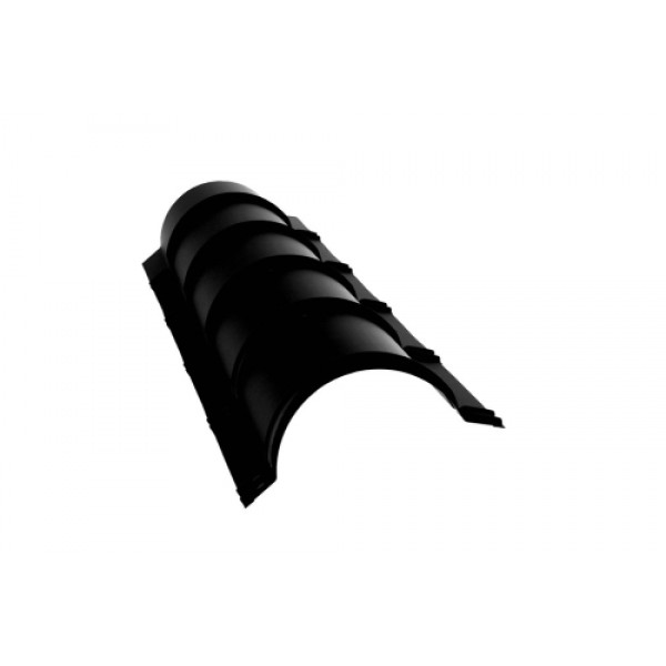 ГРАНД ЛАЙН Планка конька полукруглого 0,5 GreenCoat Pural BT, matt RR 33 черный (RAL 9004 сигнальный черный) (1,97м) 535489 ГРАНД ЛАЙН Планка конька полукруглого 0,5 GreenCoat Pural BT, matt RR 33 черный (RAL 9004 сигнальный черный) (1,97м) 535489