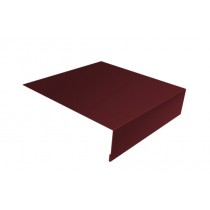 ГРАНД ЛАЙН Планка лобовая/околооконная простая 190х50 0,5 Satin Matt RAL 3005 красное вино (3м) 496005