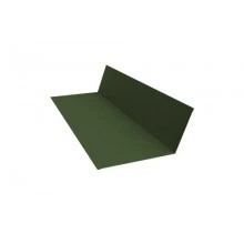 Планка примыкания Grand Line 150х250 0,5 GreenCoat Pural BT с пленкой RR 11 темно-зеленый (RAL 6020 хромовая зелень) (2м)