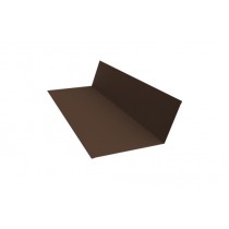 ГРАНД ЛАЙН Планка примыкания 150х250 0,4 PE с пленкой RAL 8017 шоколад (3м) 466727