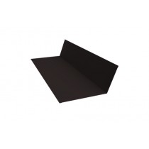ГРАНД ЛАЙН Планка примыкания 150х250 0,45 Drap TX RAL 9005 черный (2,5м) 482736